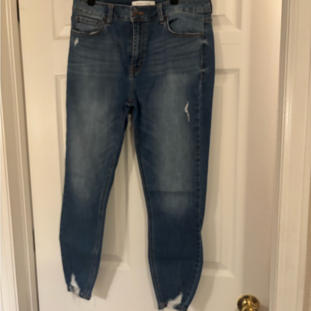 Eunina Light Blue Ankle Jeans